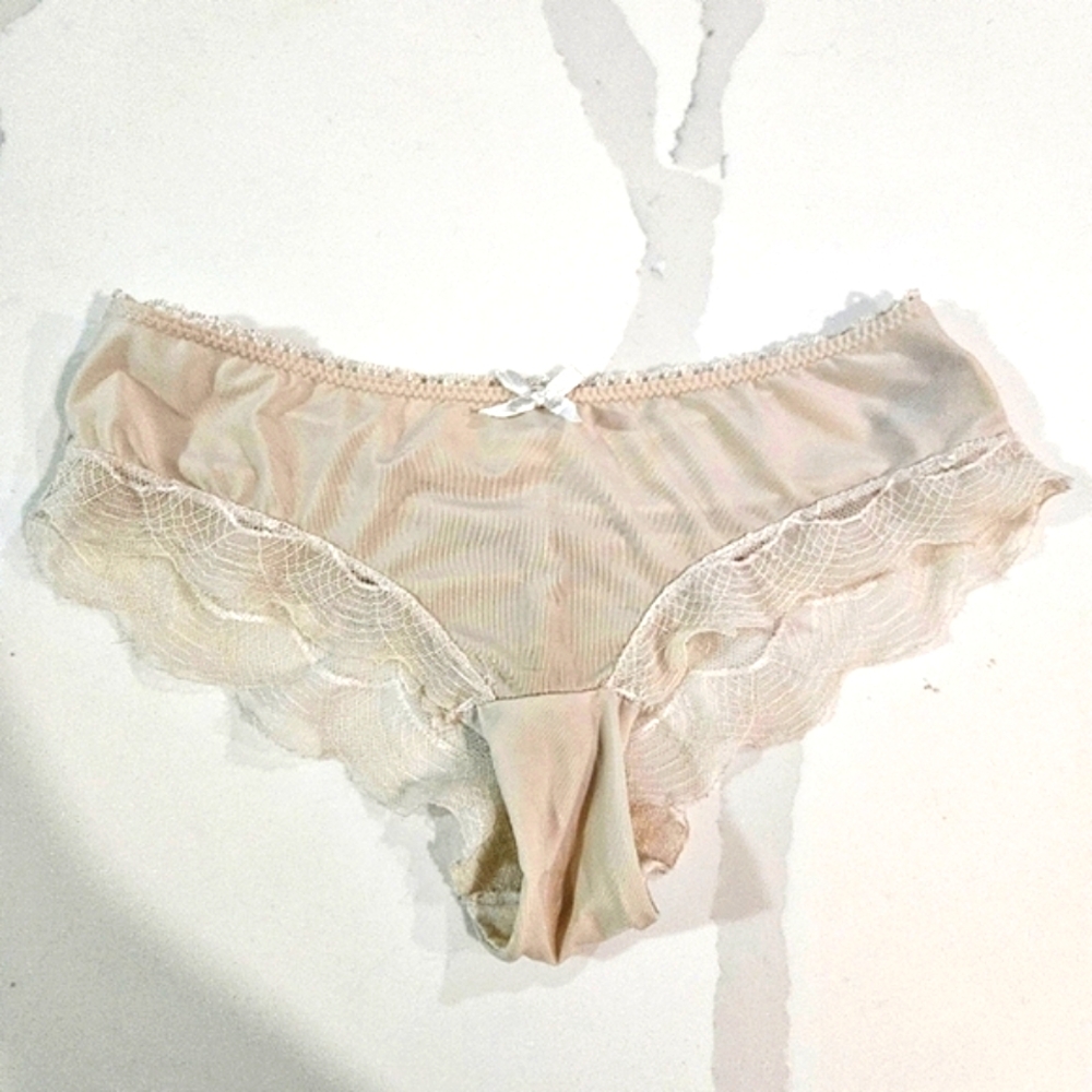 Cute Beige Cheeky Panties Lace Beige Cheeky Underwear Flirty